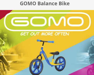 GOMO Sports Balance Bike
