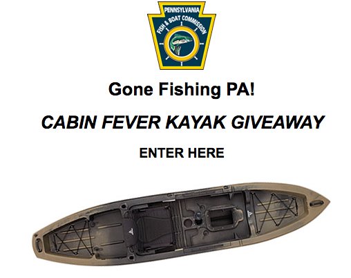 Gone Fishing PA! Cabin Fever Kayak Giveaway