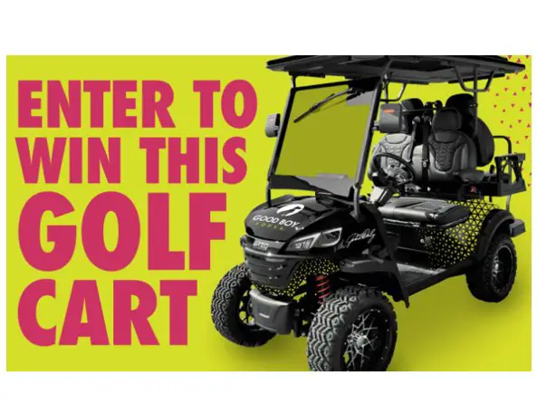 Good Boy Vodka Fully Golf Cart Sweepstakes - Win a 2025 BRZO Luxury Golf Cart