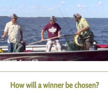 Good Fishing Sweepstakes
