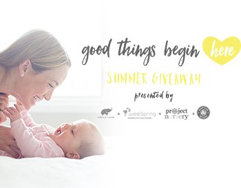 Good Things Begin Here Summer Baby Giveaway