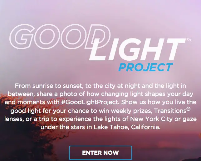 #GoodLightProject Sweepstakes