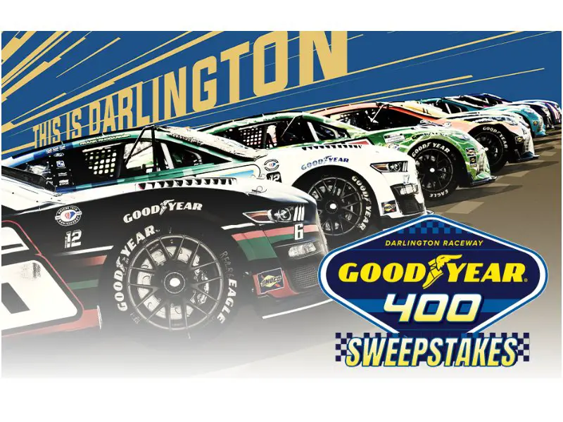 Goodyear 400 Sweepstakes - Win A Trip For 2 To Goodyear 400 & More