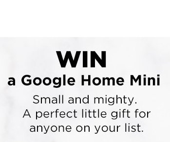 Google Home Mini Sweepstakes