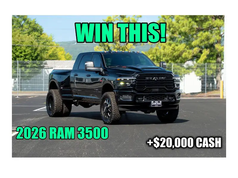 Goonzquad Gear GG #35 Giveaway - Win A 2026 RAM Laramie Turbocharged Diesel Truck & $20,000