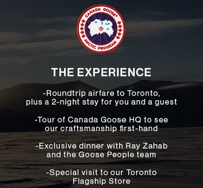 Goose People Sweepstakes