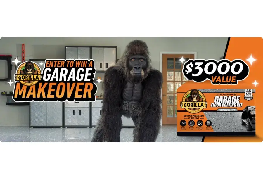 Gorilla Glue Dream Garage Makeover Giveaway - Win Cash & Gorilla Glue Products