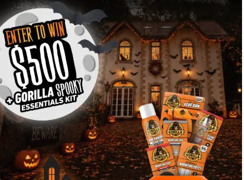 Gorilla Glue Talk of the Block Halloween Giveaway - Win a $500 Visa Gift Card + Gorilla Glue Merch