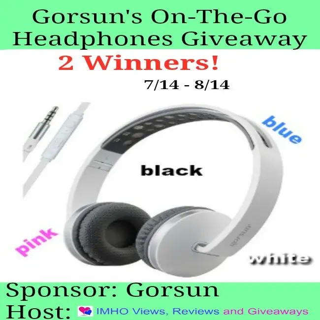 Gorsun’s On-The-Go Headphones Giveaway!