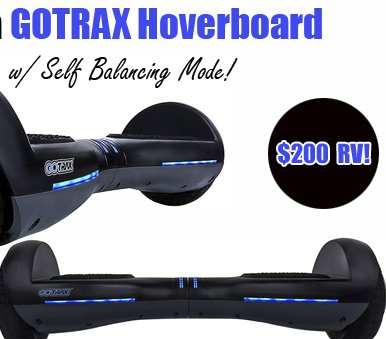 GOTRAX Hoverfly ION LED Hoverboard Giveaway