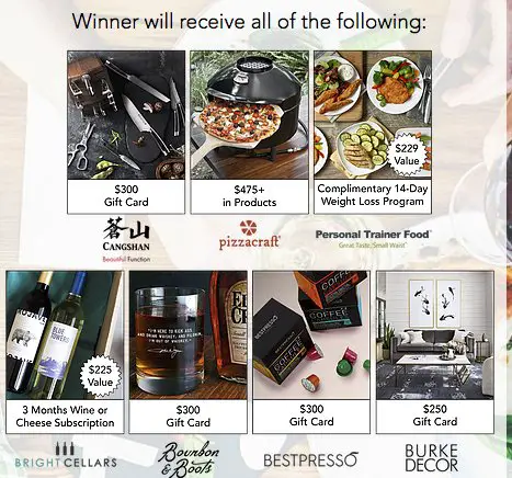 Gourmet Kitchen Sweepstakes