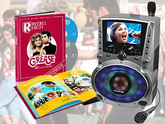Grease Blu-ray Plus Karaoke Machine Sweepstakes