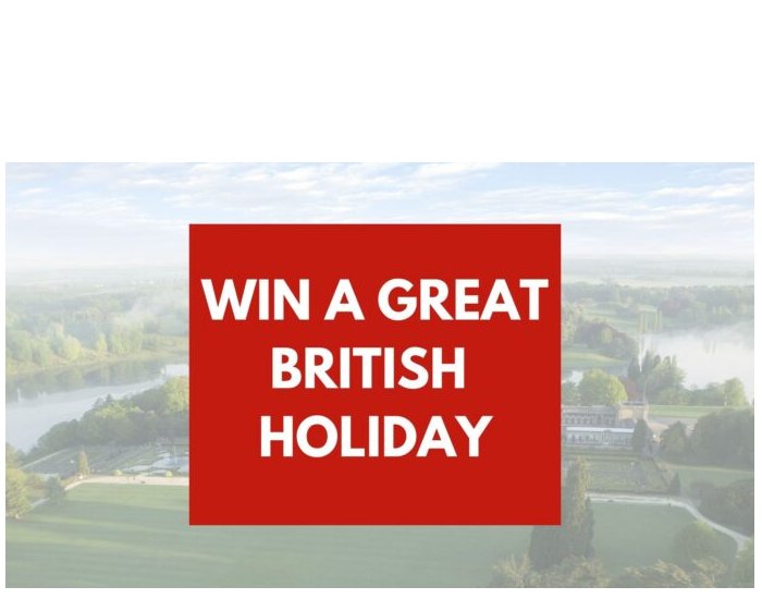 Great British Holiday Competition 2023 - Win A Trip For Two To England