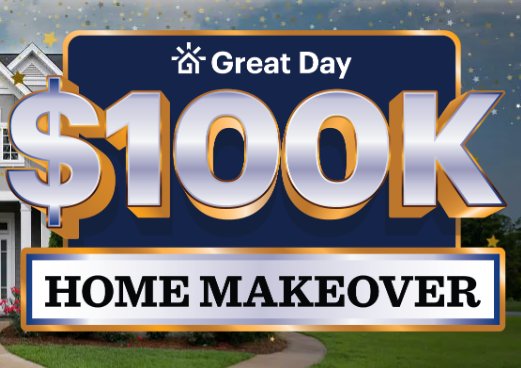 Great Home Makeover Giveaway - Win a $100K  Home Makeover