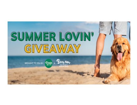 Great Pet Living Summer Lovin Sweepstakes - Win A $2,000 Pet Bundle Including A $500 Zesty Paws Gift Card & More