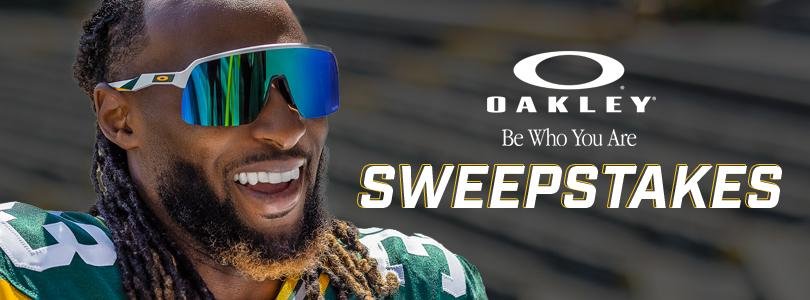 Green Bay Packers Oakley Be Who You Are Sweepstakes - Win $250 Packers Gift Card, Sunglasses & More