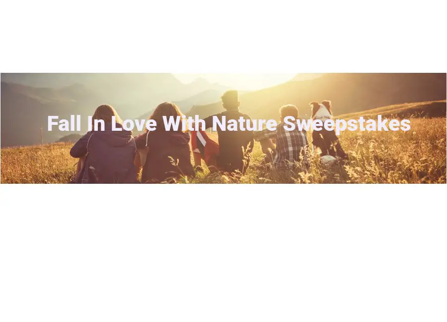 Green Builder Media Fall In Love With Nature Sweepstakes - Win A $1,000 REI Gift Card
