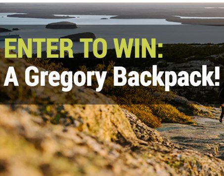 Gregory Backpack Giveaway