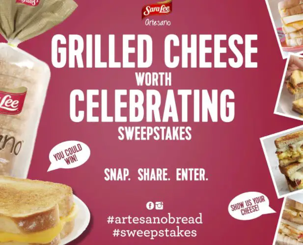 Grilled Cheese Worth Celebrating Sweepstakes