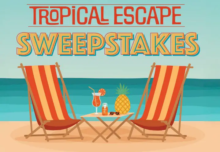 Grimaldi’s Pizzeria x Tropical Escape Sweepstakes - $50 Grimaldi’s gift card, Retro cooler, Speaker & More Up for Grabs