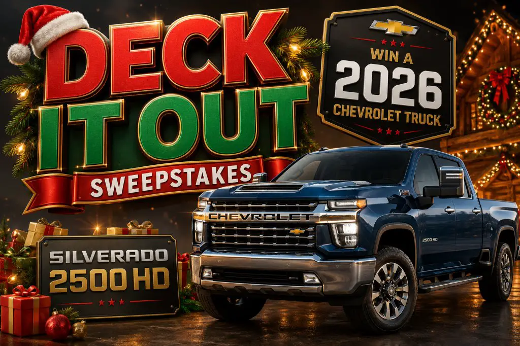 Grip Rite Deck It Out Sweepstakes – Win A 2026 Chevrolet Truck Silverado 2500 HD
