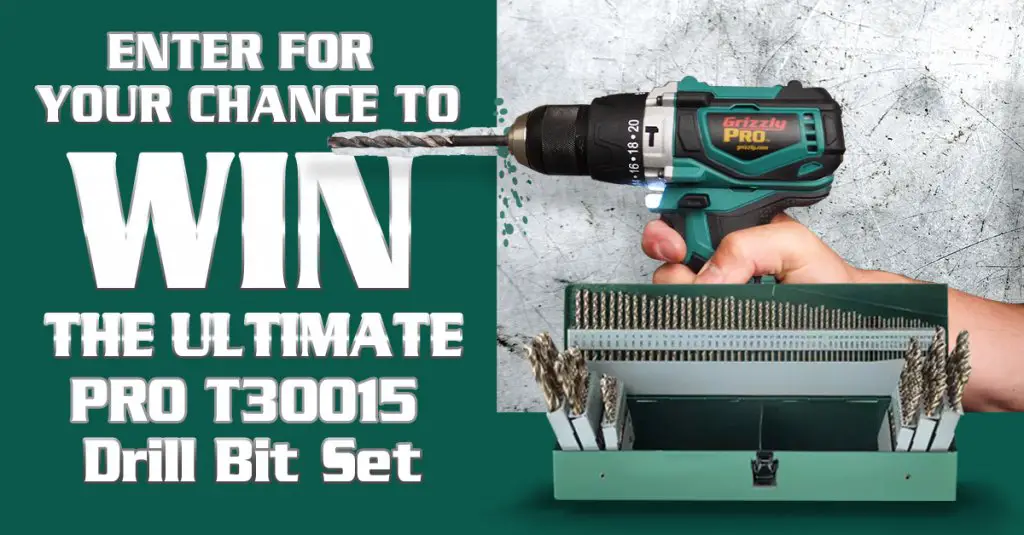 Grizzy Machines Drill Bit Set Sweepstakes – Win A Grizzly PRO T30015 - 115 Pc. HSS M35 Cobalt Drill Bit Set (10 Winners)