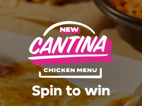 Grubhub Taco Bell Spin 4 Cantina Instant Win Game – Win $15 Off A Taco Bell Order Placed On Grubhub (2,600)
