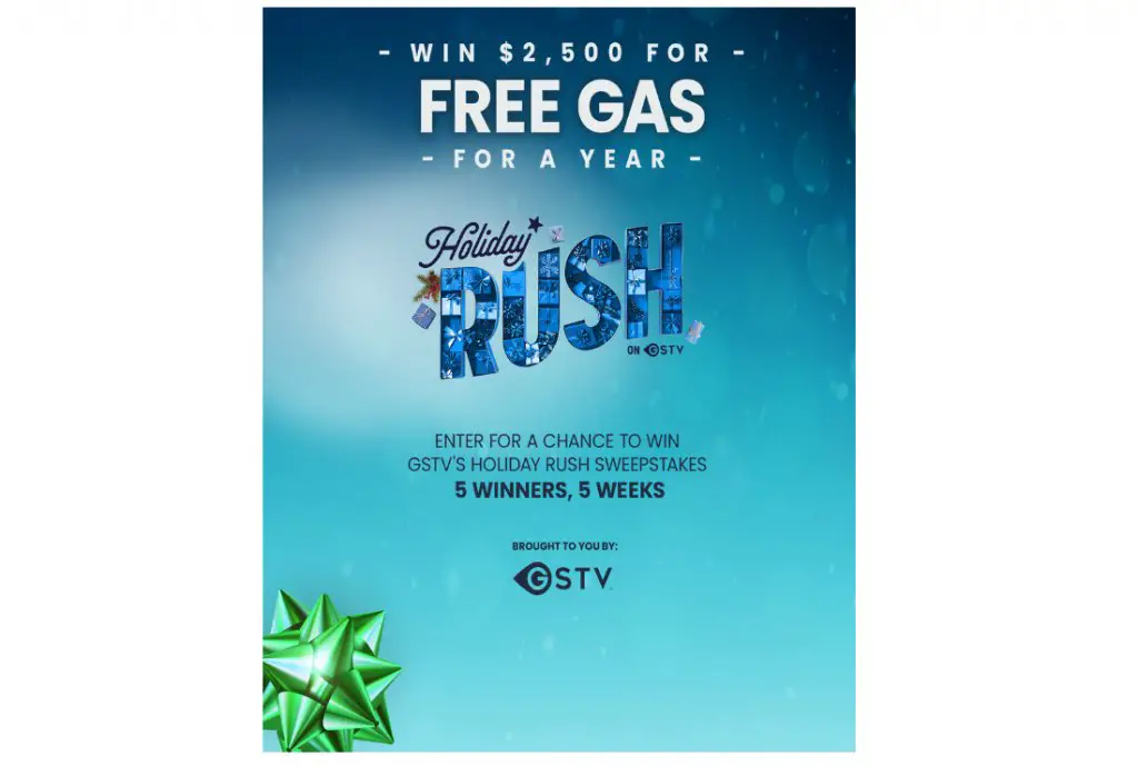 GSTV Holiday Rush Sweepstakes - Win $2,500 For Gas