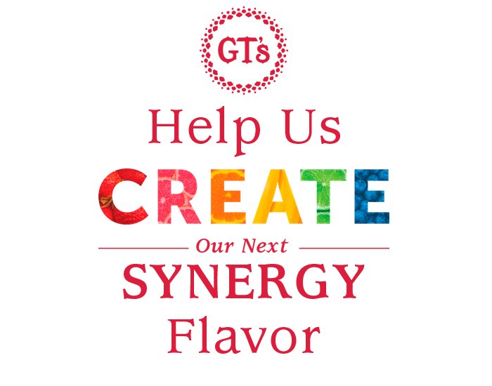GT’s Living Foods Synergy Flavor Creation Contest - Win A Trip For 2 To LA, A Year's Supply Of Kombucha & More