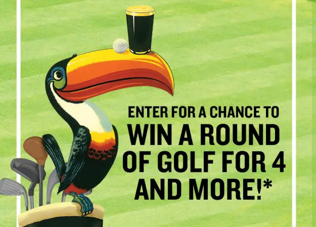 Guinness Golf Sweepstakes - Win a Round Of Golf for 4 (Awarded as a $200 Gift Card)