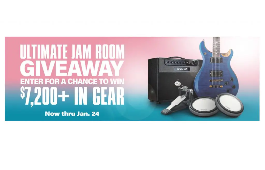 Guitar Center All Things Electric Sweepstakes - Win An Electric Guitar, Drum Set & More