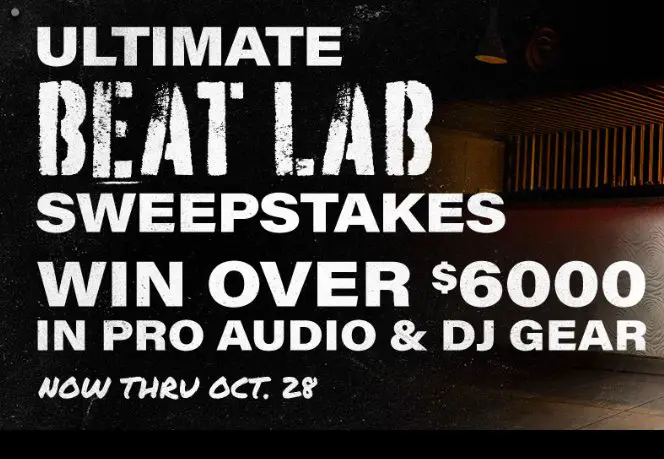 Guitar Center AlphaTheta Beat Lab Sweepstakes - Win a Complete DJ Package Worth Almost $7,000