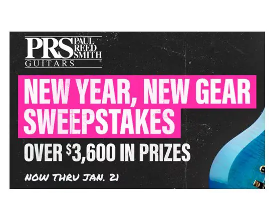 Guitar Center Electric Campaign PRS Sweepstakes - Win a PRS electric guitar, an amp, and more.