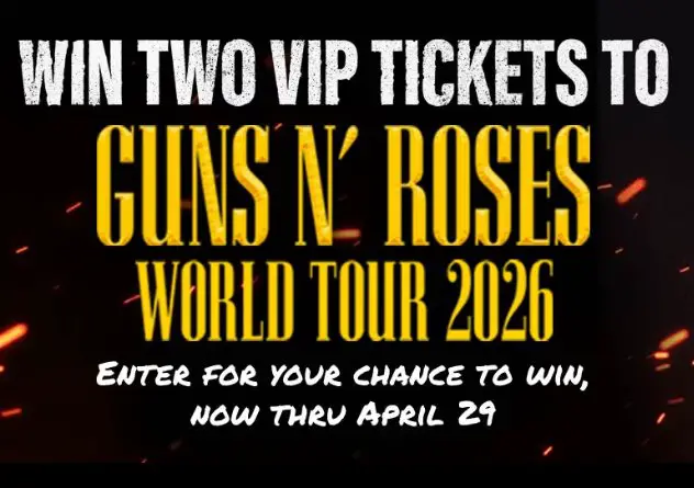 Guitar Center Guns ‘N Roses Sweepstakes - Win a trip for 2 to a Guns N’ Roses Concert + Electric Guitar
