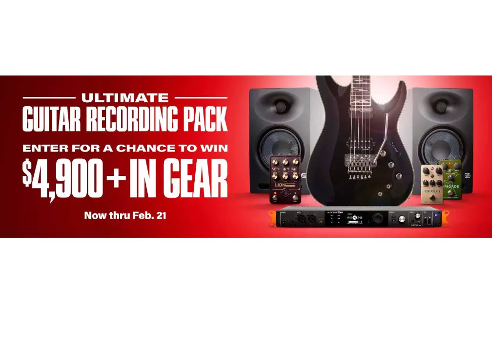 Guitar Center Presidents Day Guitar Recording Sweepstakes - Win A Brand New Guitar & More