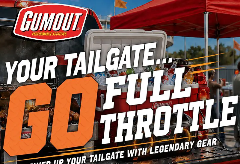 Gumout GO Full Throttle Tailgate Sweepstakes - Grill, Pop Up Tent, Gift Cards & More Up for Grabs
