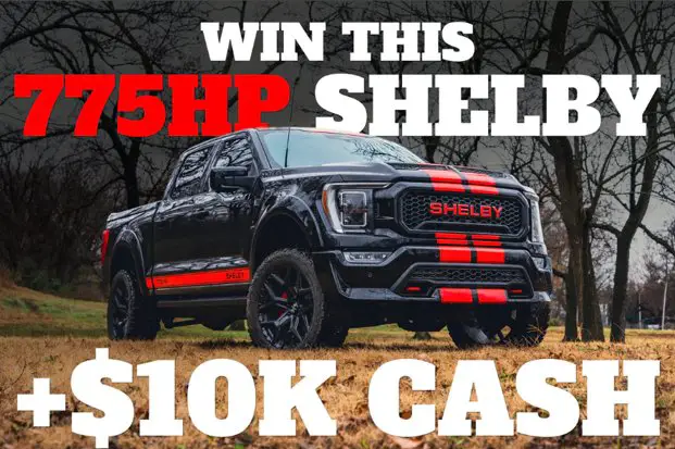 GW Country Giveaway – Win A Pre-Owned Customized Black And Red 2022 Ford Shelby Pickup Truck