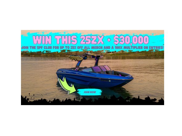 H20holics Inland Wave Supply Sweepstakes - Win A 2022 Tige ZX Boat + $30,000 or $200,000 Cash