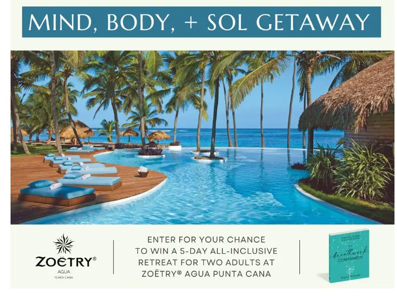 Hachette Mind, Body + Sol Sweepstakes - Win A Trip For 2 To Punta Cana