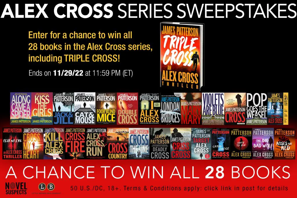 Hachette's The Ultimate Alex Cross Giveaway - Win All 28 Alex Cross Books