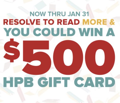 Half Price Books Black Friday Giveaway - Win A $500 Half Price Books Gift  Card