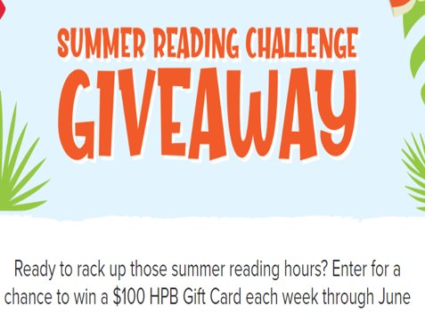 Half Price Books Summer Reading Sweepstakes - Win A $100 Half Price Books Gift Card (2 Winners)