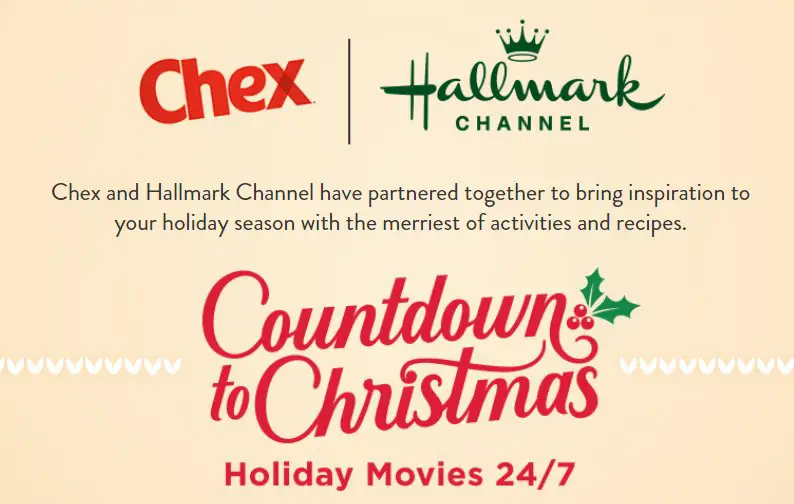 Hallmark Channel & Chex Countdown to Chexmas Sweepstakes - Win A $218 Prize Pack (100 Winners)