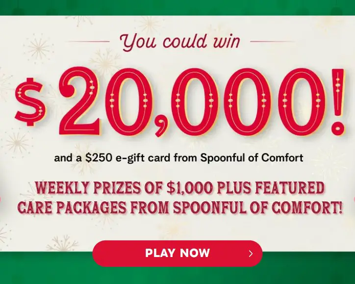Hallmark Channel Countdown to Christmas Movie Game Sweepstakes - Win $20,000 Cash