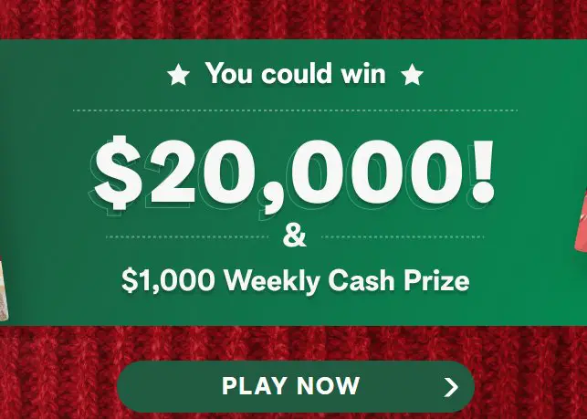 Hallmark Channel Countdown to Christmas Movie Game Sweepstakes - Win $20,000 Cash