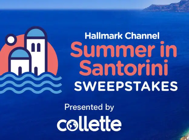 Hallmark Channel's Summer In Santorini Sweepstakes - Win An $11,600 Trip For 2 To Greece