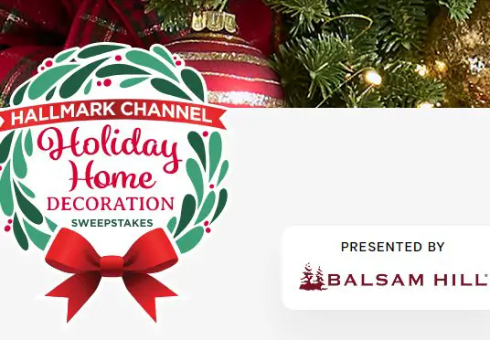 Hallmark Holiday Home Decoration Sweepstakes - Win $10,000 Cash & A Christmas Tree + Decorations