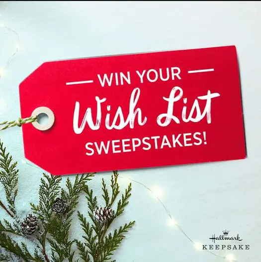 Hallmark Keepsakes Wish List Sweepstakes – Win 1 Of 10 $500 Hallmark Gold Crown Gift Card