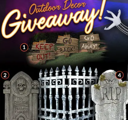 Halloween Graveyard Giveaway