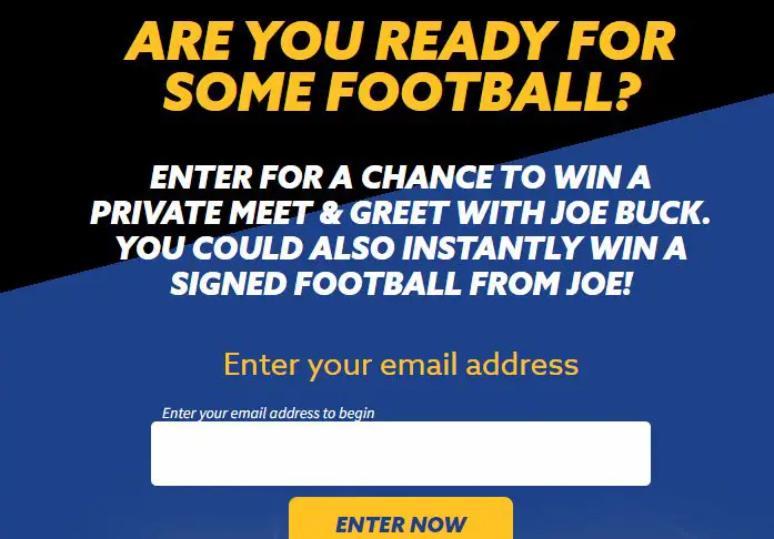 Halls Minis With Joe Buck Sweepstakes & Instant Win - Win A $6,550 Trip For 2 Or A Joe-Buck-Signed Football